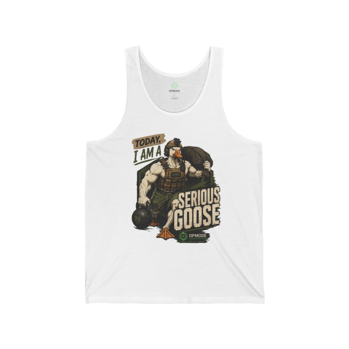 Today, I Am a Serious Goose Tank
